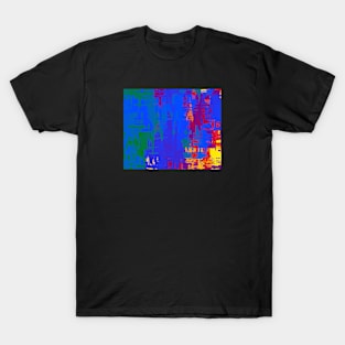 Gay Pride Rough Crisscross Paint T-Shirt